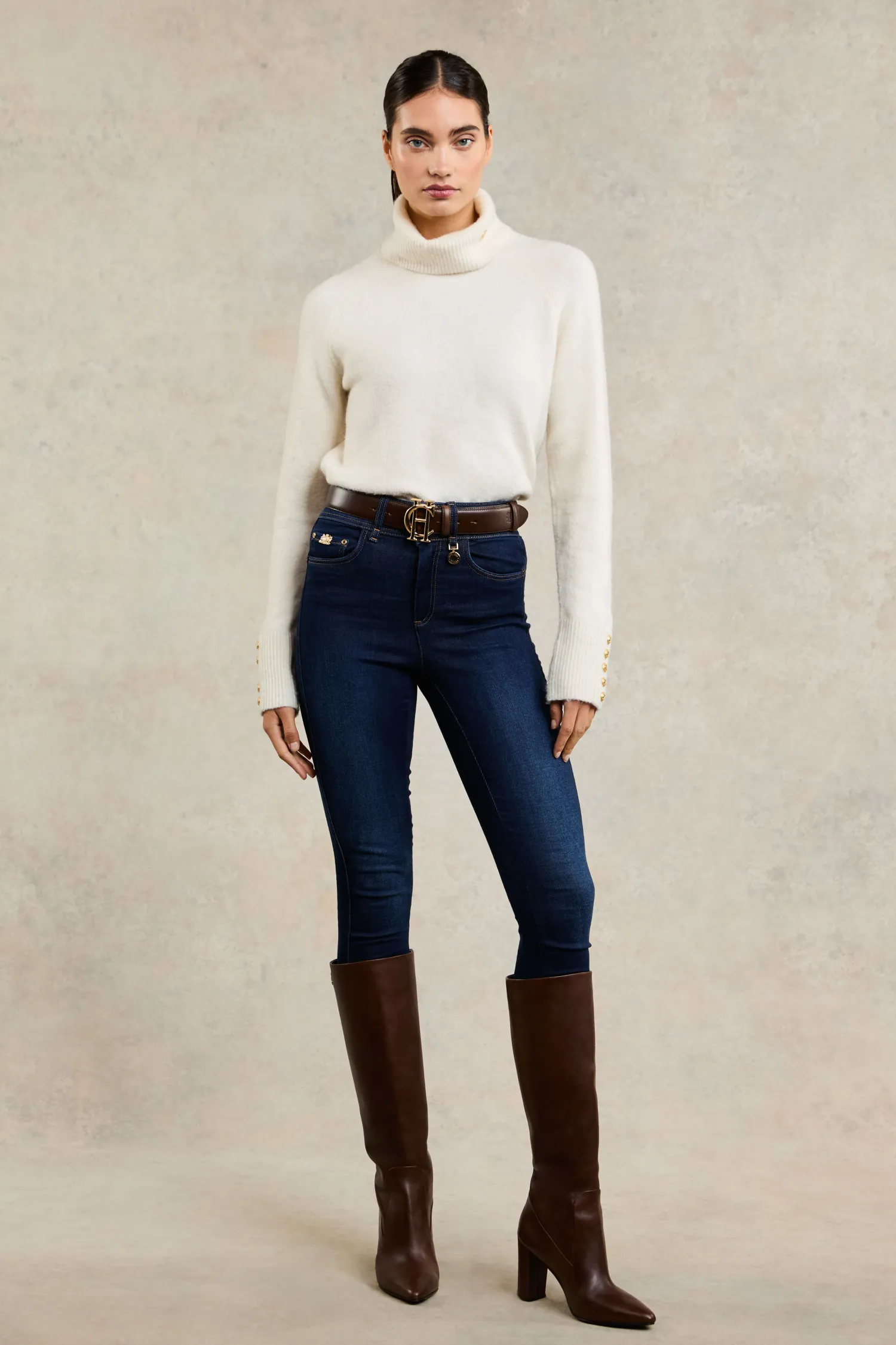 Discount 5 Pocket Jodhpur Jean (Dark Indigo) Women Jeans