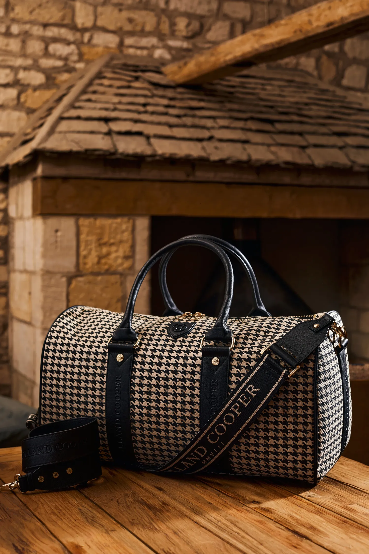 Sale Abbot Bag Strap (Ecru Houndstooth) Women Bags|Bags