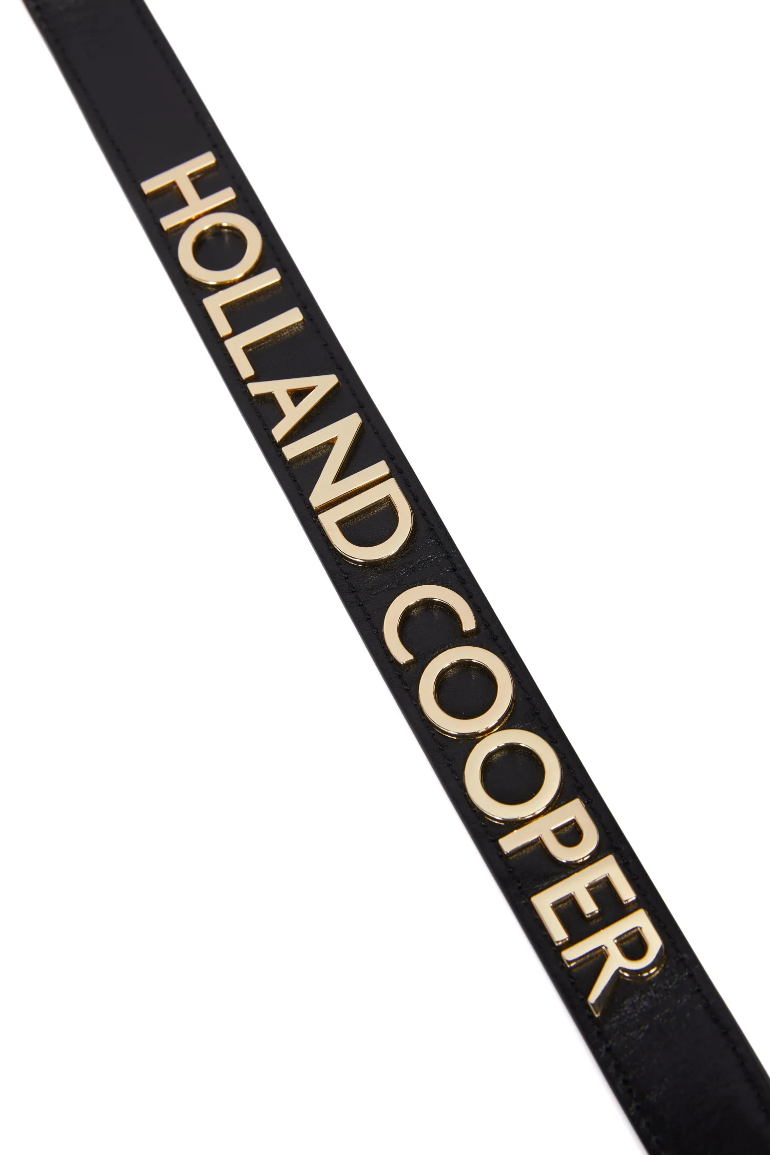 Clearance Abbot Leather Belt (Black Gold) Women Belts|Belts