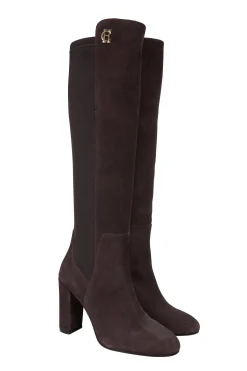 Best Albany Heeled Boot (Chocolate Suede) Women Boots
