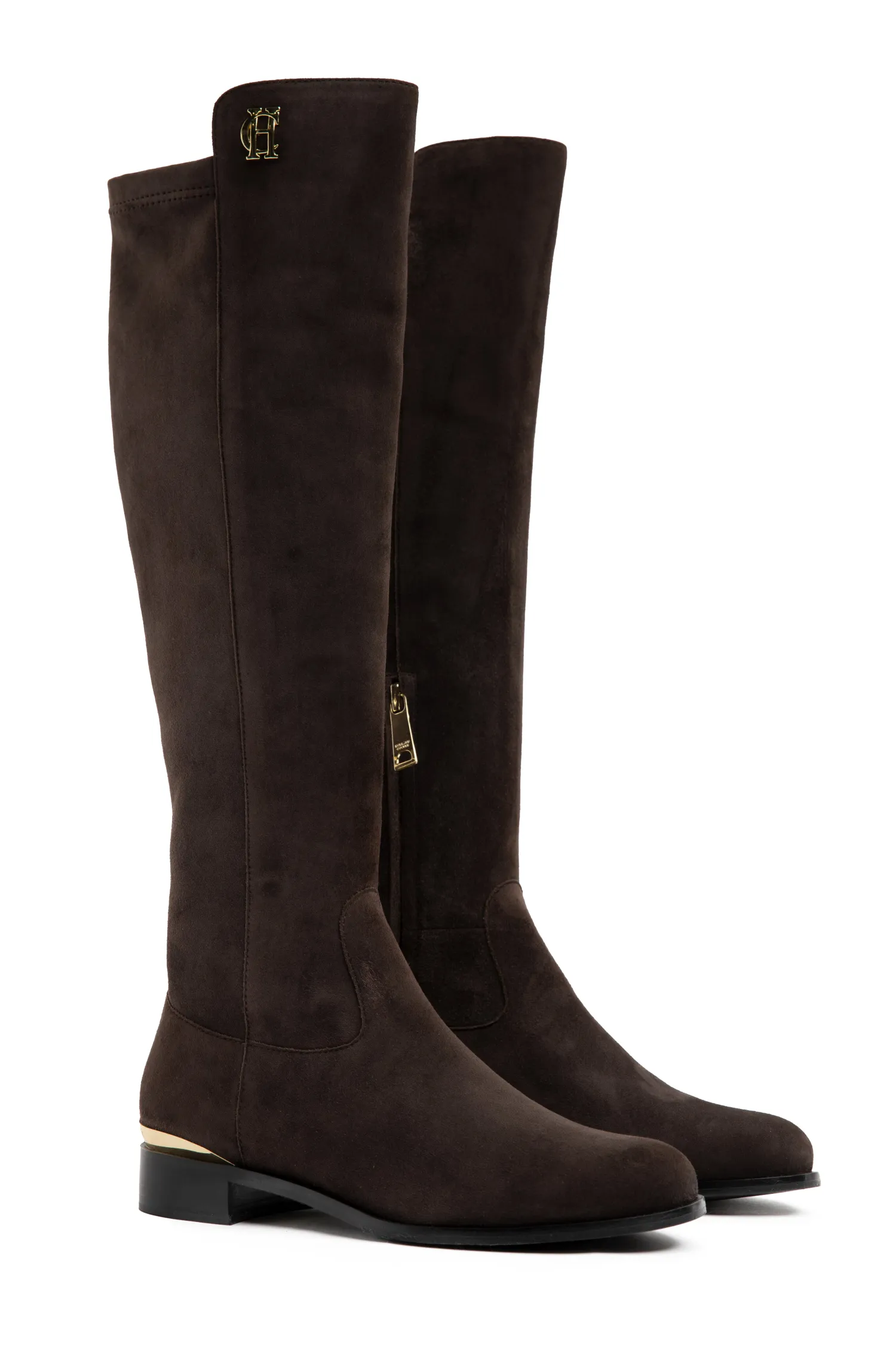 Discount Albany Knee Boot (Chocolate Suede) Women Boots