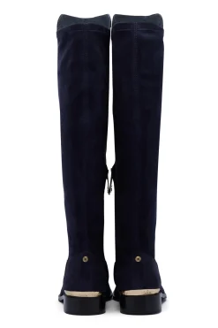 Sale Albany Knee Boot (Ink Navy Suede) Women Boots