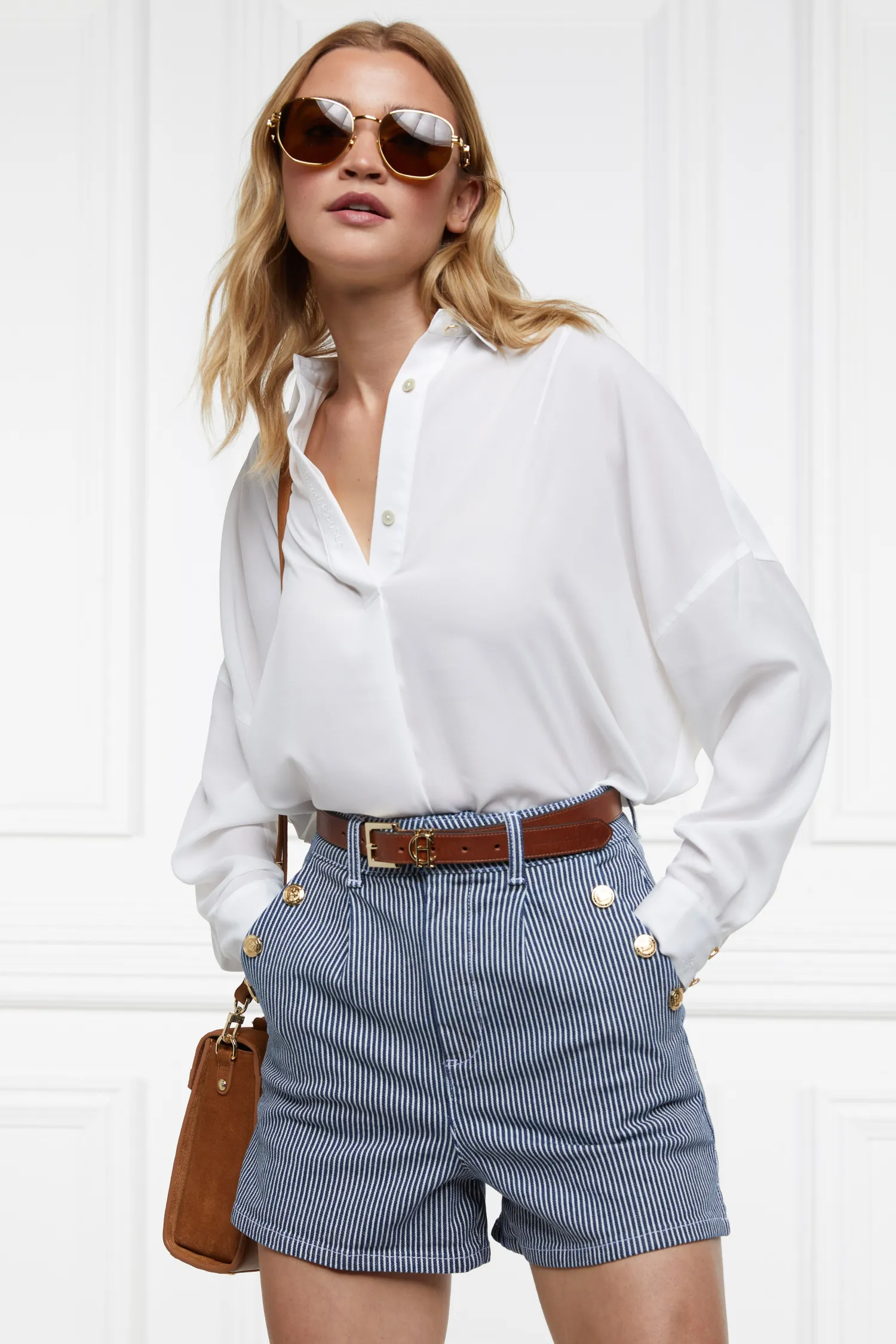 Sale Amoria Short (Ticking Stripe) Women Shorts