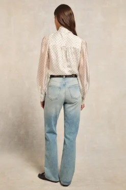 New Ariella Blouse (White Polka Dot) Women Court Shoe|Shirts & Blouses