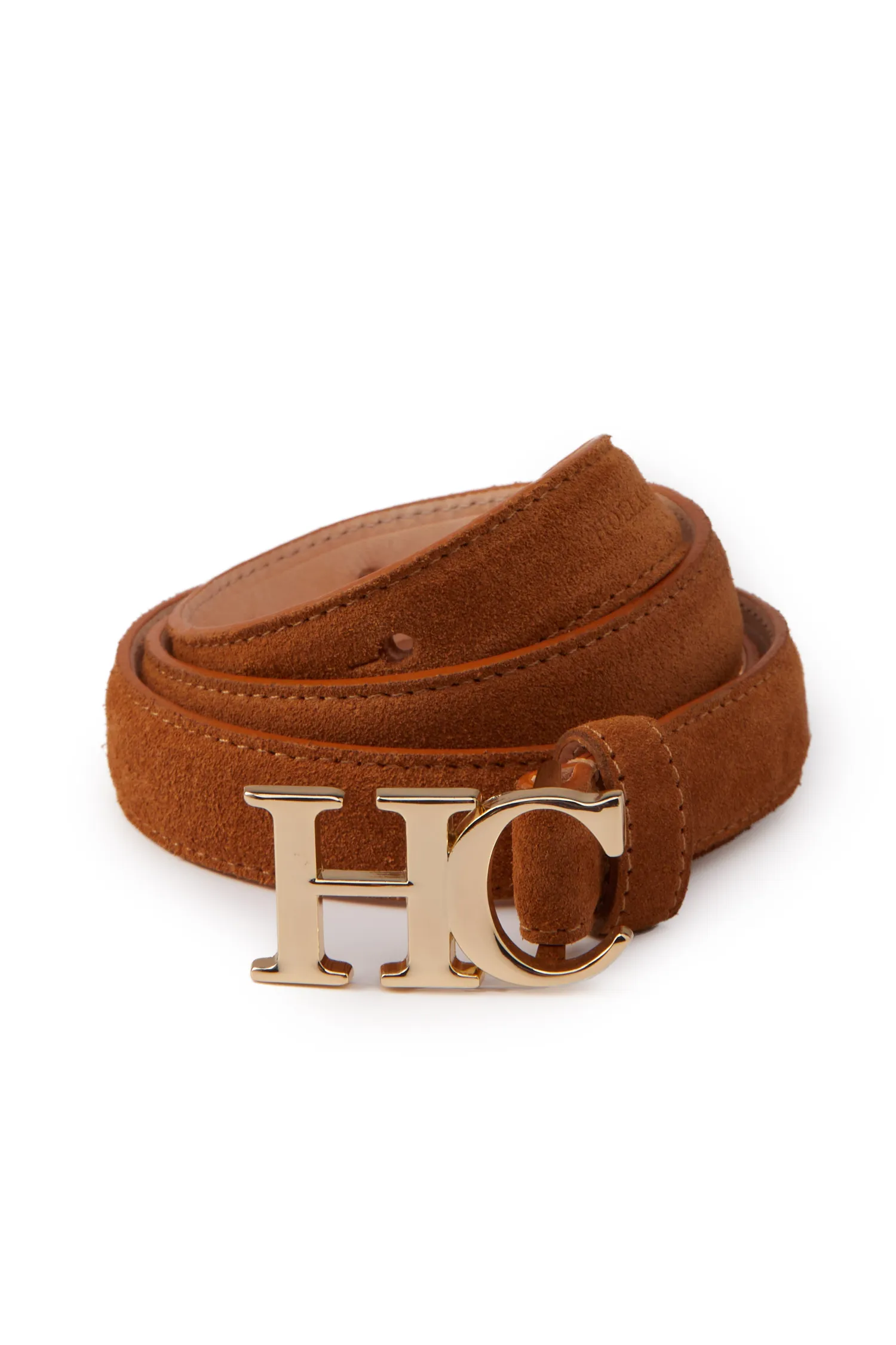 Outlet Atelier Ultra Slim Belt (Tan Suede) Women Belts|Belts