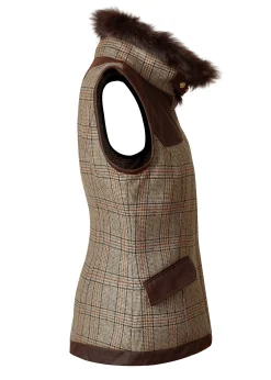 Best Aviator Gilet (Bourbon Tweed) Women Gilets|Tailoring