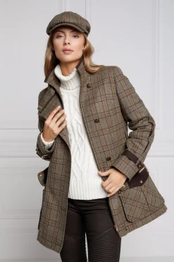 Best Balmoral Field Coat (Bourbon Tweed) Women Coats
