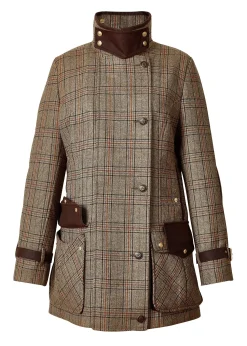Best Balmoral Field Coat (Bourbon Tweed) Women Coats
