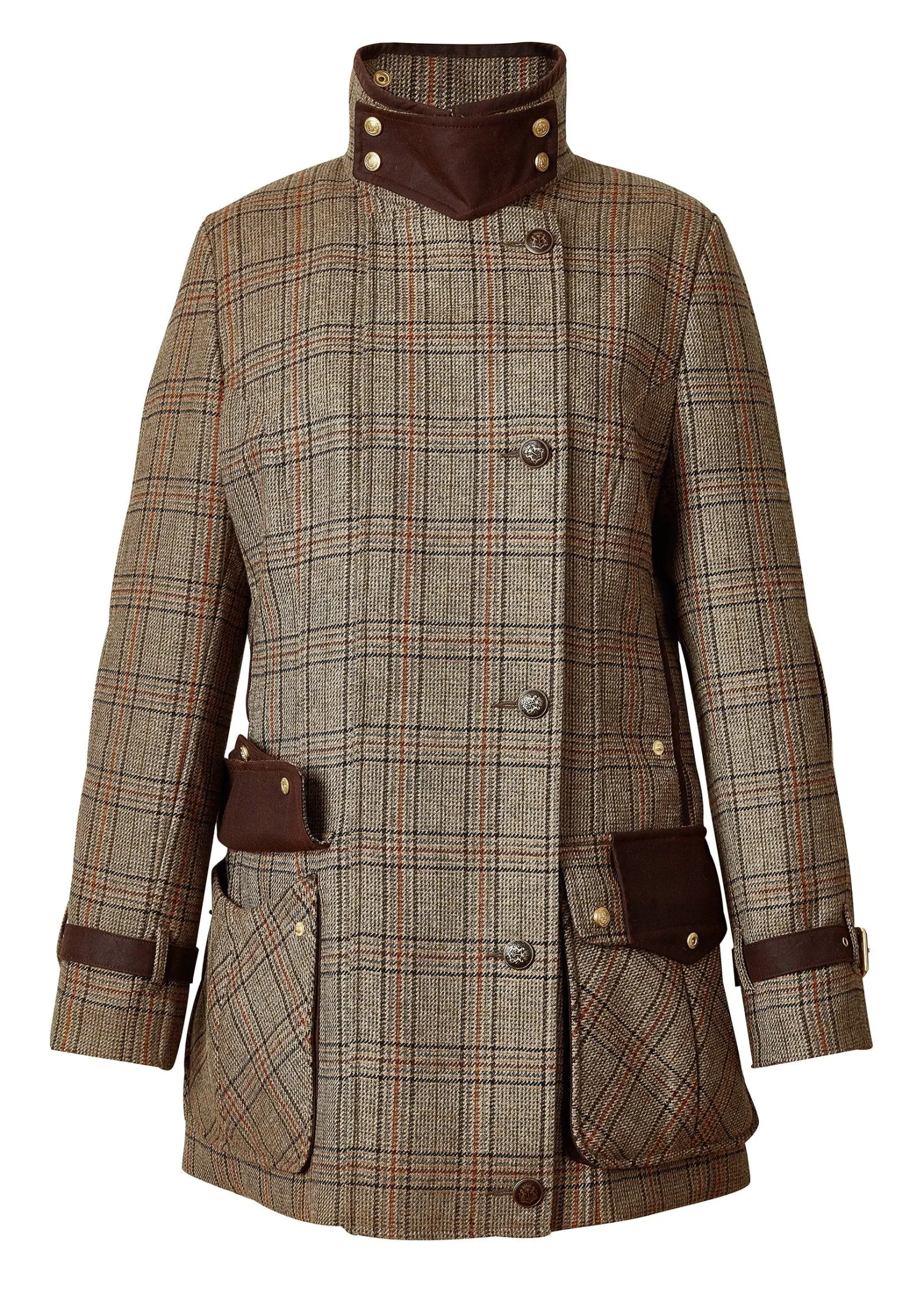 Best Balmoral Field Coat (Bourbon Tweed) Women Coats
