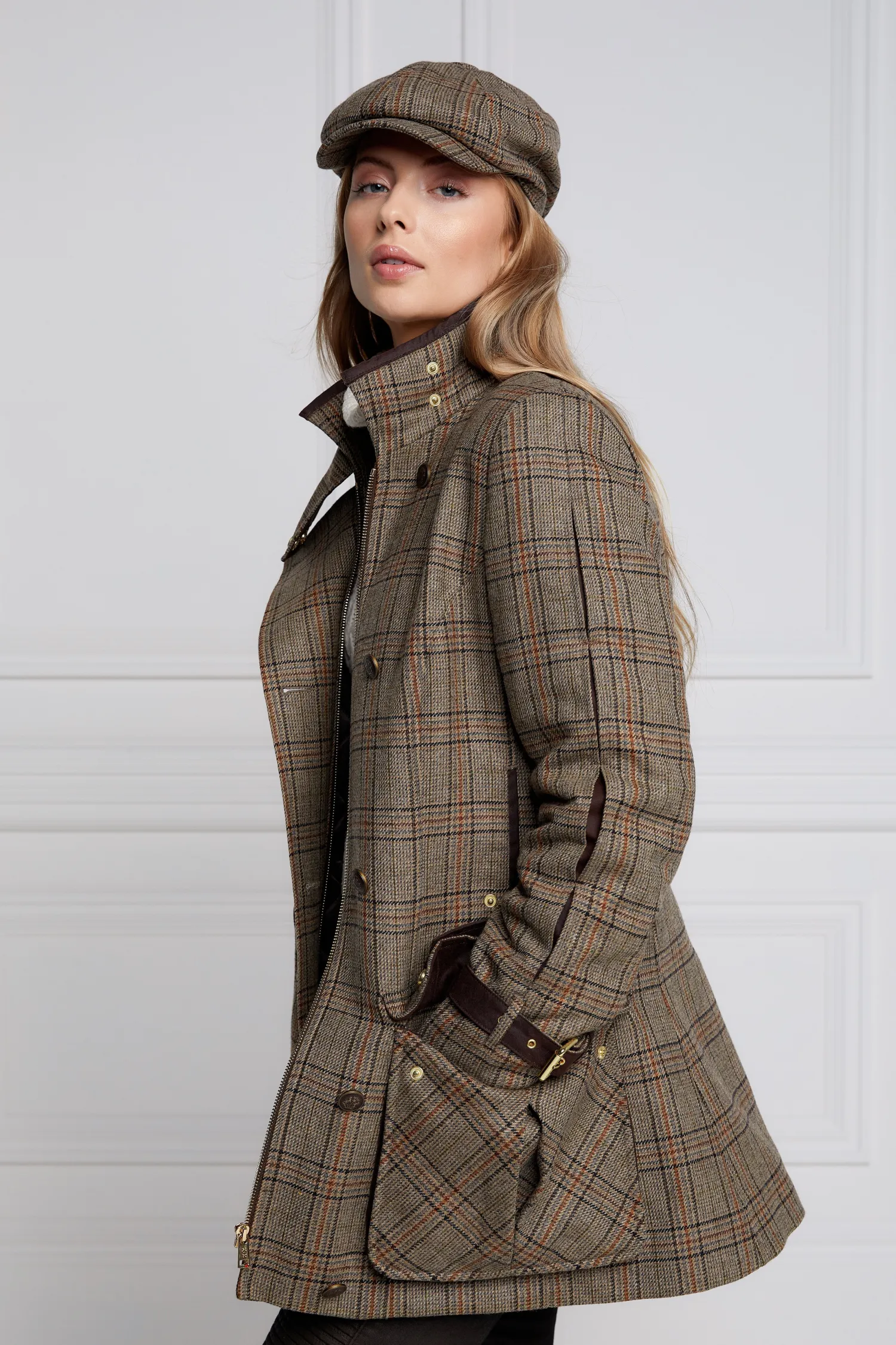 Best Balmoral Field Coat (Bourbon Tweed) Women Coats