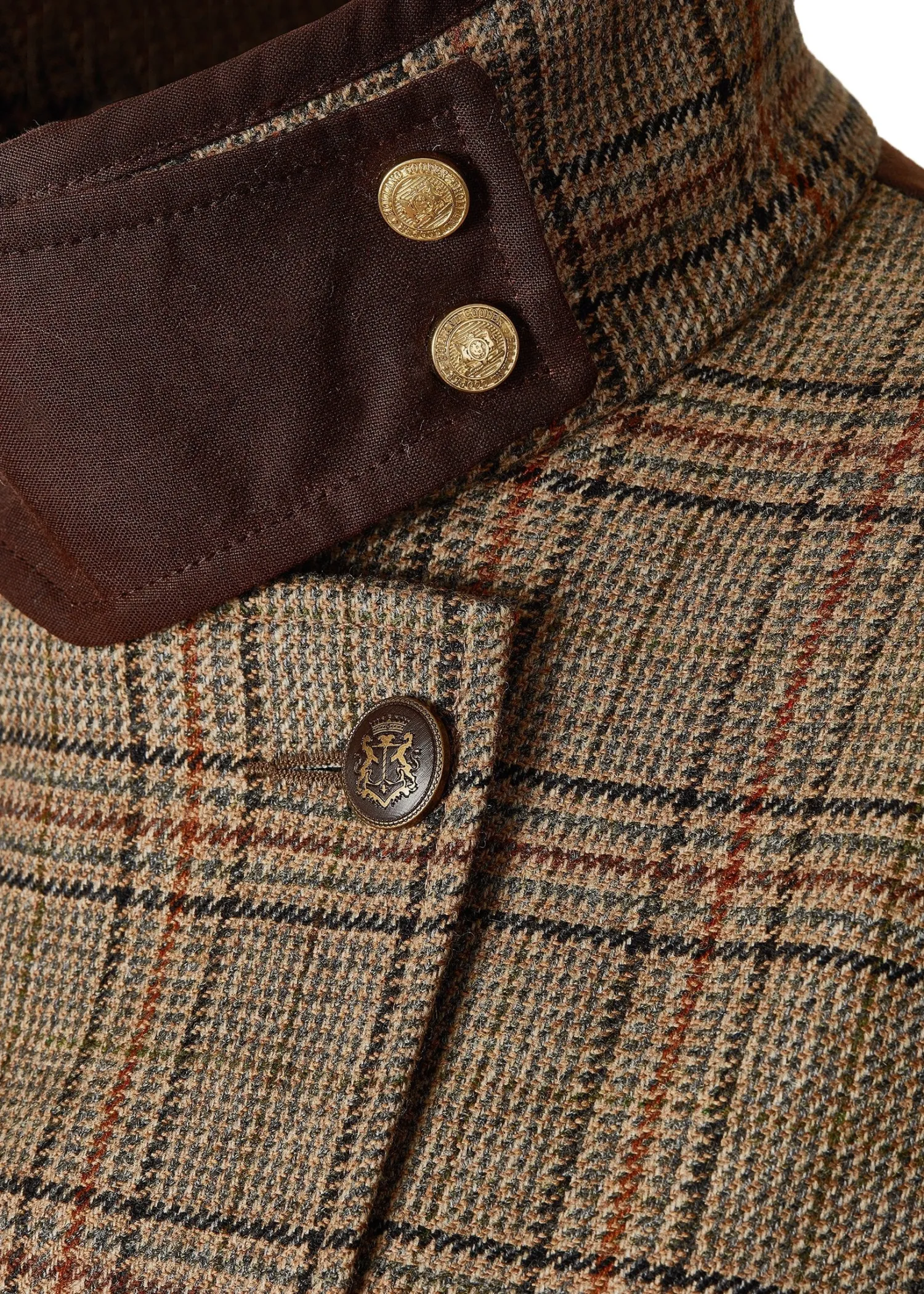 Best Balmoral Field Coat (Bourbon Tweed) Women Coats