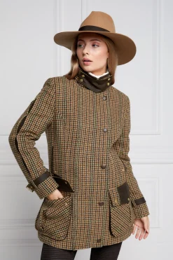 New Balmoral Field Coat (Hailes Green Tweed) Women Coats