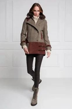 Hot Balmoral Field Jacket (Bourbon Tweed) Women Jackets