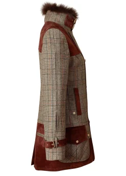 Hot Balmoral Field Jacket (Bourbon Tweed) Women Jackets