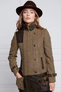 Clearance Balmoral Field Jacket (Hailes Green Tweed) Women Jackets