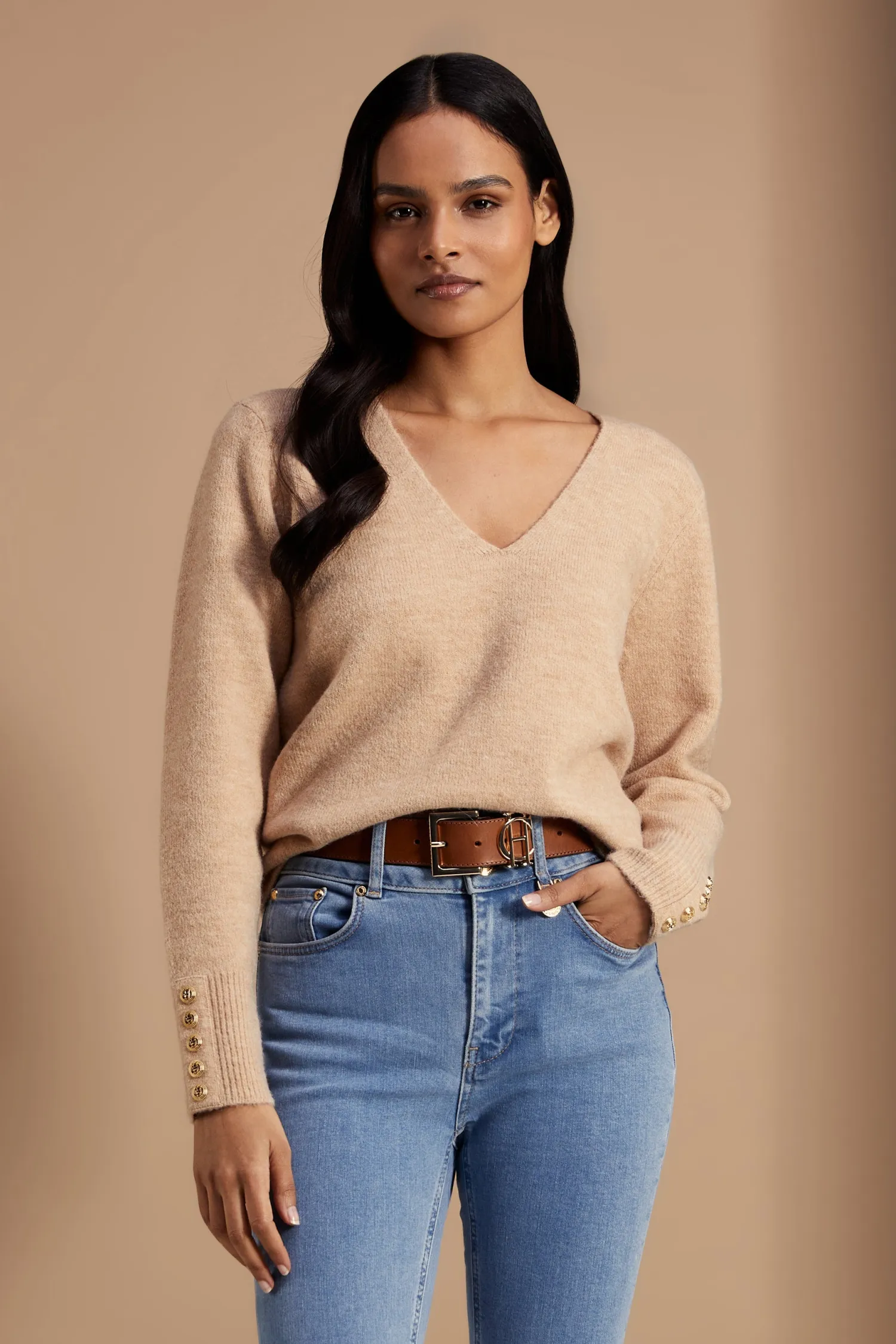 Best Berkeley V-Neck Knit Women Knitwear