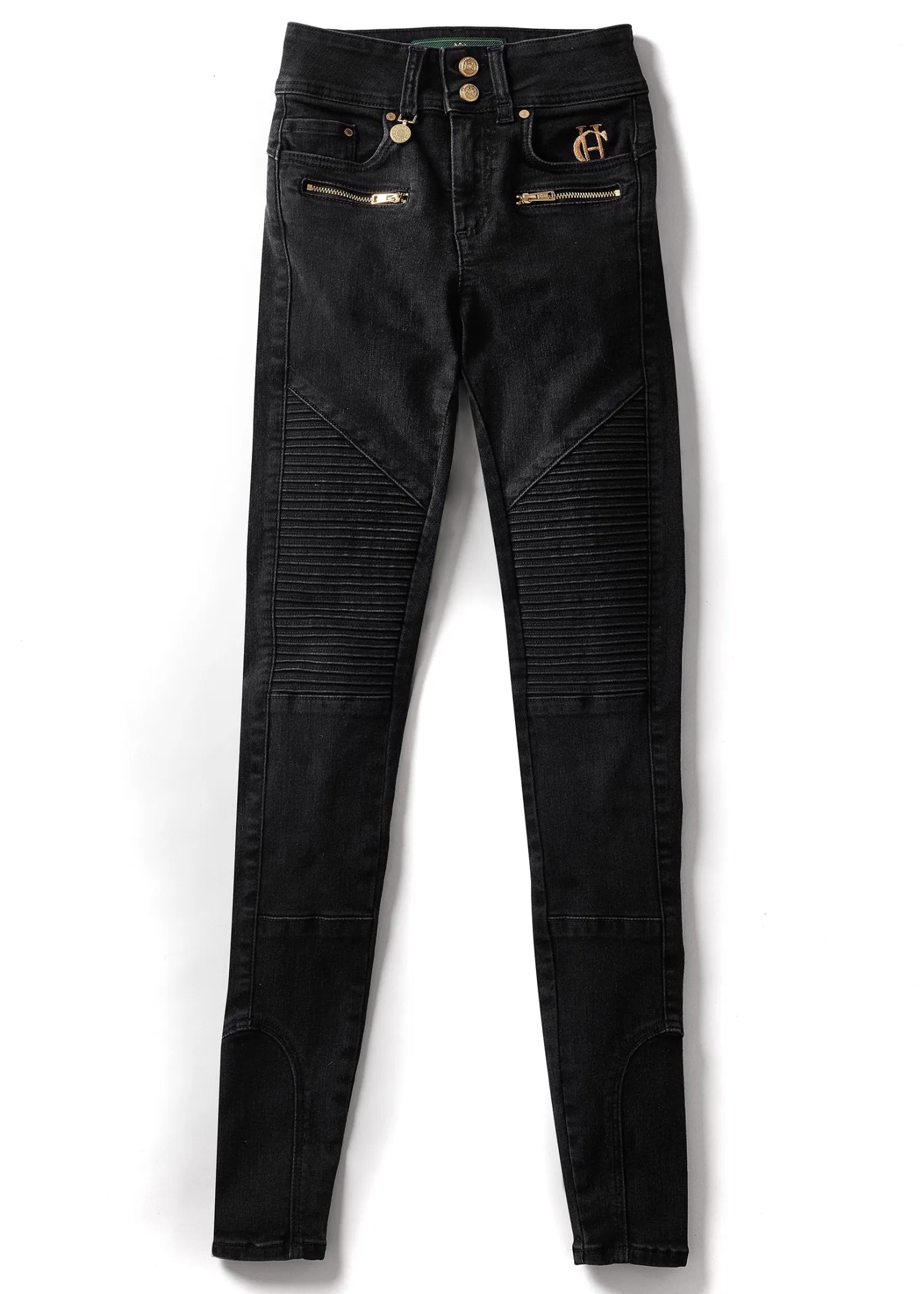 Sale Biker Jean (Washed Black) Women Jeans