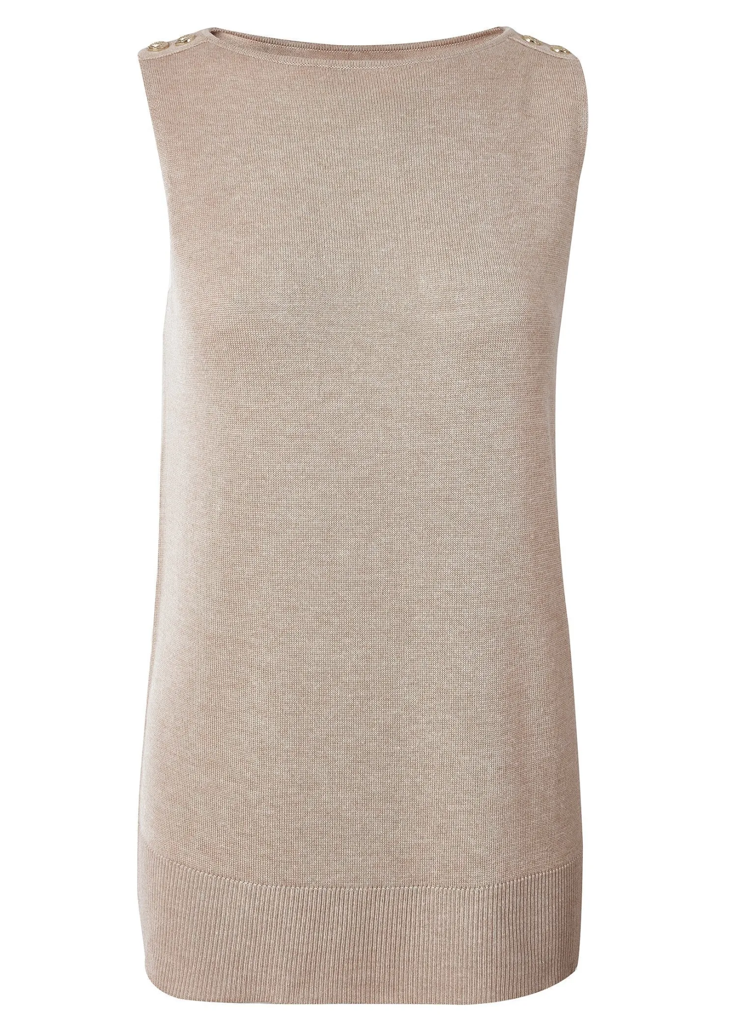 Outlet Boat Neck Vest Women Tops|Knitwear