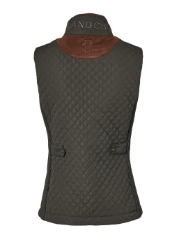 Clearance Cambridge Gilet (Dark Olive) Women Gilets