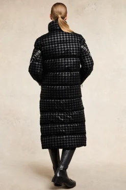 Sale Camden Longline Coat (Mono Houndstooth) Women Backpack|Coats