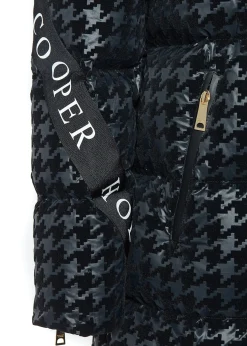 Sale Camden Longline Coat (Mono Houndstooth) Women Backpack|Coats