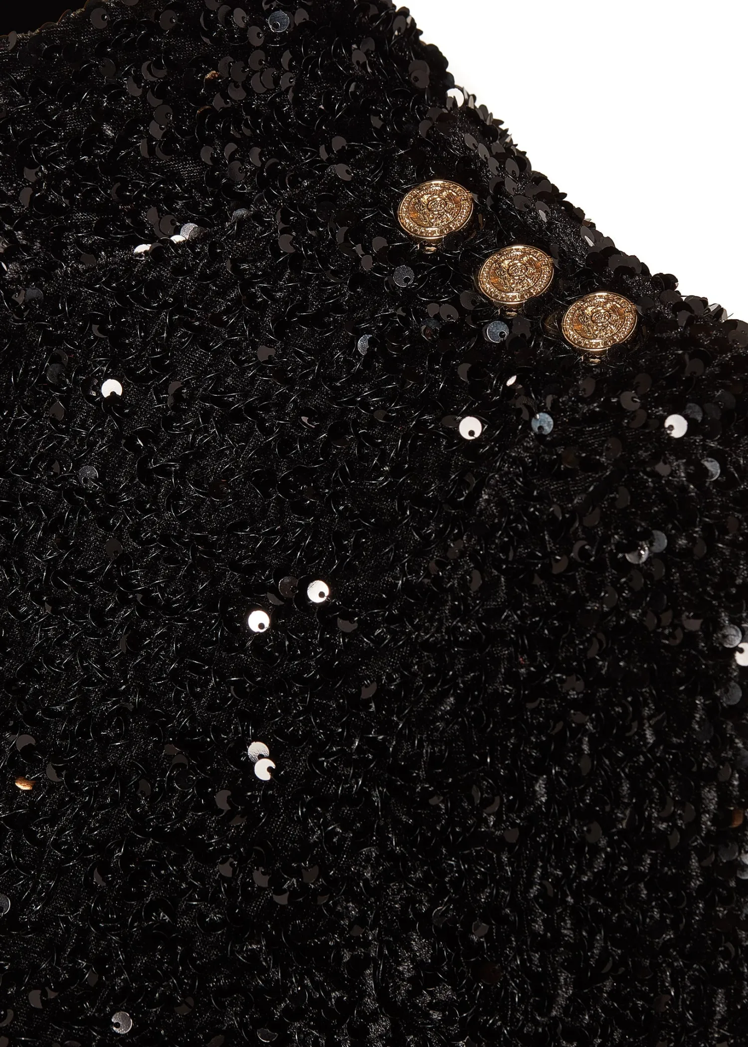 Hot Cara Sequin Mini Dress (Black Sequin) Women Dresses