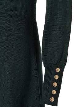 New Chamonix Fit & Flare Dress (Deep Emerald) Women Dresses