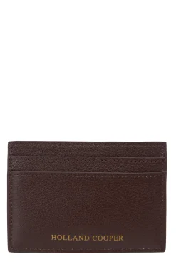 Sale Chelsea Card Holder (Brown Herringbone) Women Small Leather Goods|Small Leather Goods