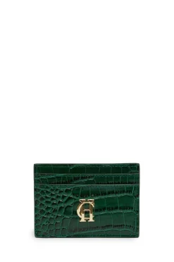 Fashion Chelsea Card Holder (Emerald Croc) Women Small Leather Goods|Small Leather Goods