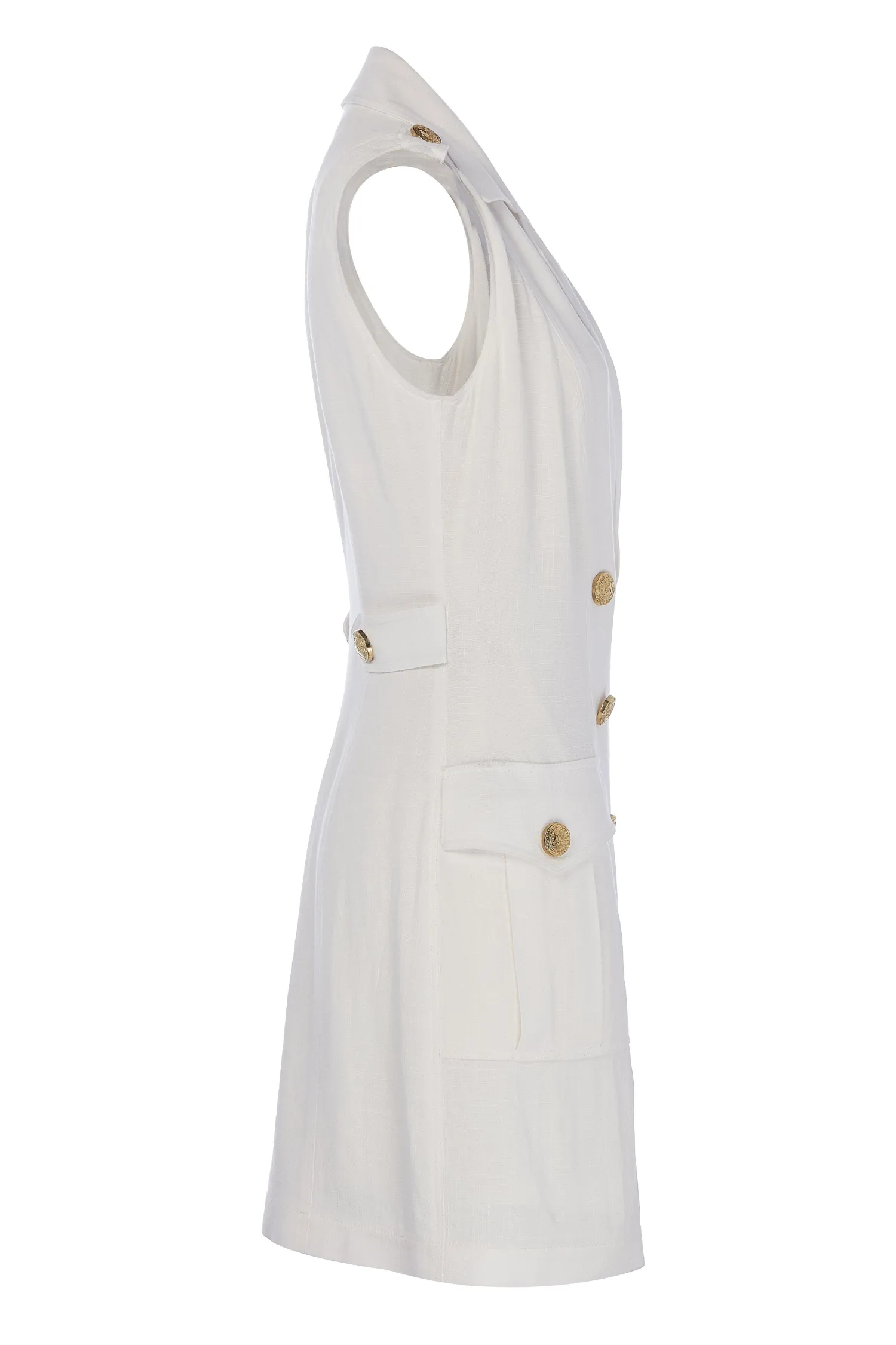 Fashion Chelsea Dress (Oyster Linen) Women Dresses|Tailoring