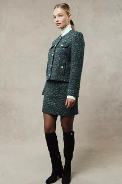 Best Chelsea Jacket (Emerald Boucle) Women Jackets