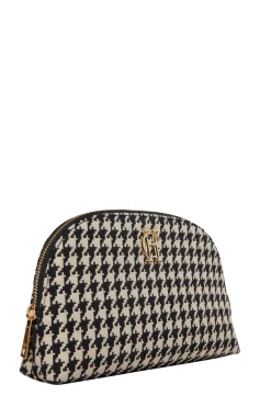 Online Chelsea Makeup Bag (Ecru Houndstooth) Women Holdalls & Suitcases|Travel Bags