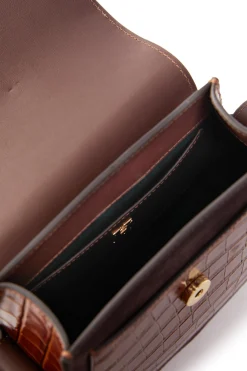 Discount Chelsea Saddle Bag (Tan Croc) Women Crossbody Bags|Bags
