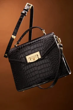 Discount Cheltenham Bag (Rich Chocolate Croc) Women Crossbody Bags|Bags
