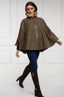 Outlet Chiltern Cape (Glen Green) Women Capes|Tailoring