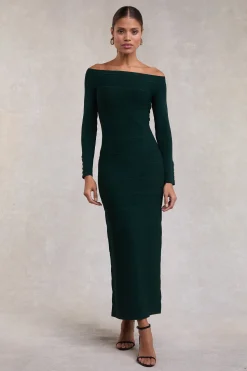Outlet Christina Bandage Dress (Deep Emerald) Women Dresses