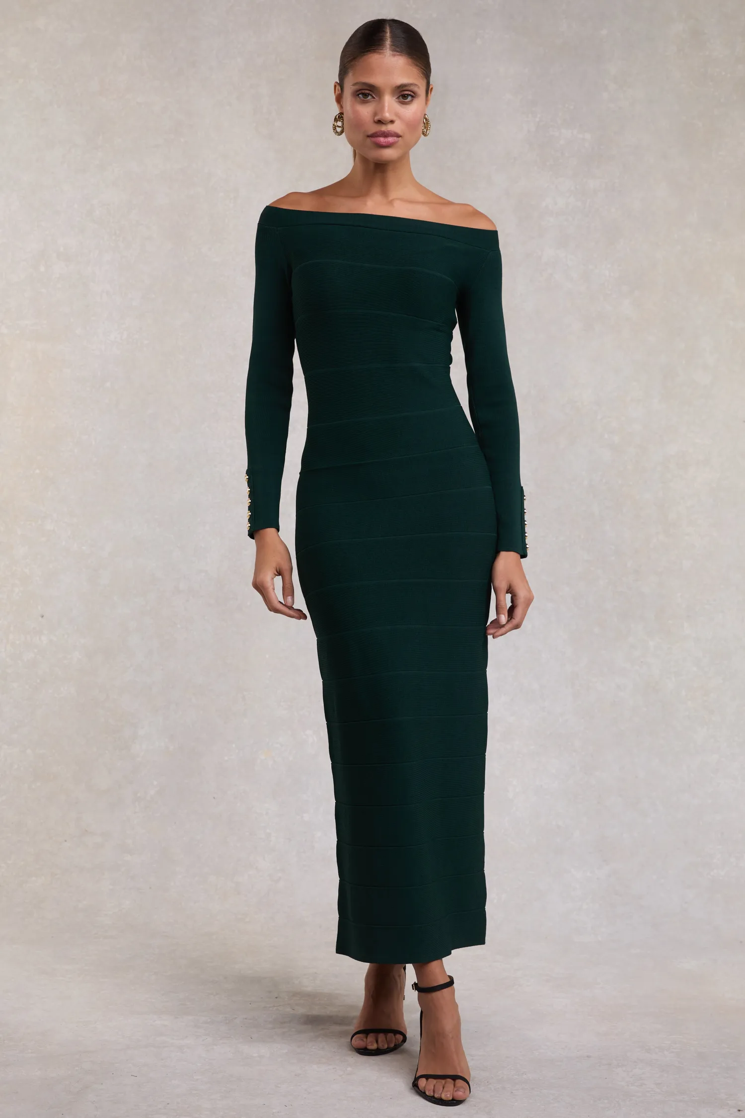 Outlet Christina Bandage Dress (Deep Emerald) Women Dresses
