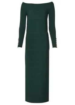 Outlet Christina Bandage Dress (Deep Emerald) Women Dresses