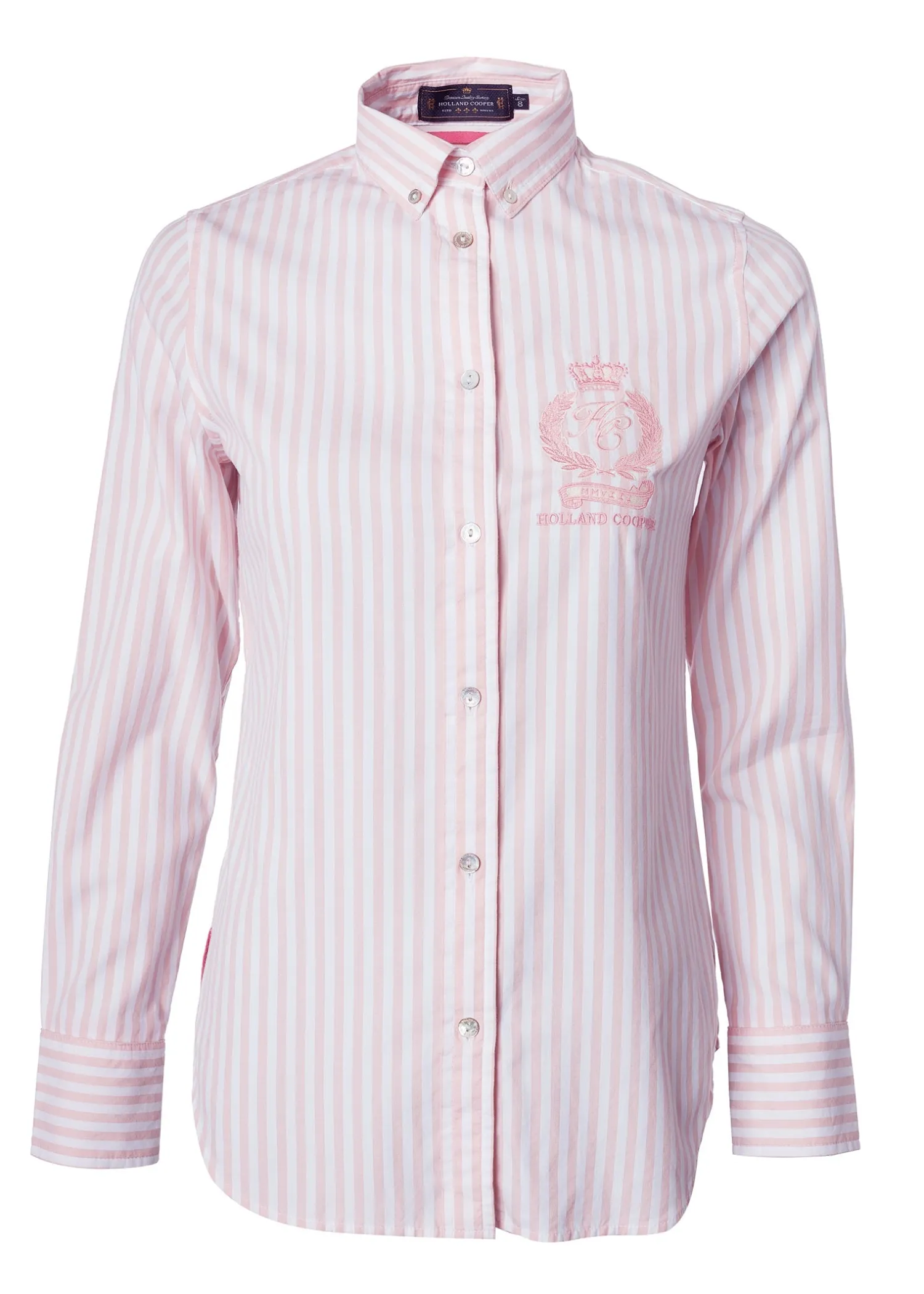 Best Classic Button Down Shirt (Pink Stripe) Women Shirts & Blouses