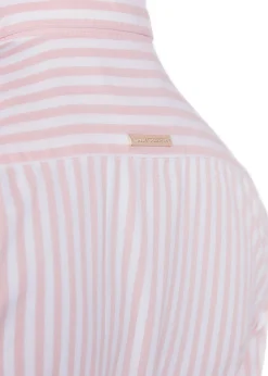 Best Classic Button Down Shirt (Pink Stripe) Women Shirts & Blouses