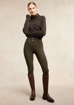 Outlet Contour Trouser (Dark Olive) Women Trousers