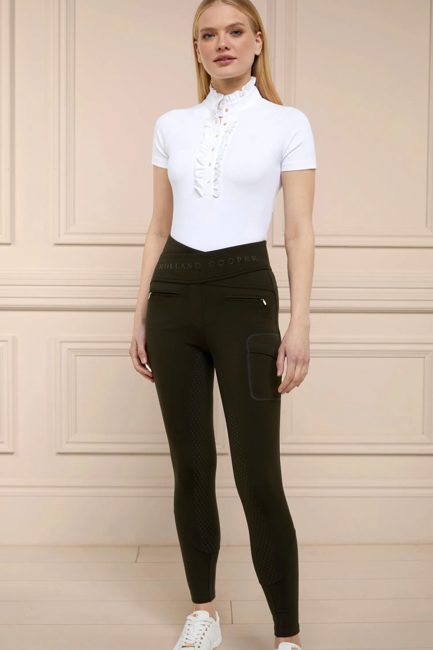 Hot Cooper Training Breeches (Dark Olive) Breeches