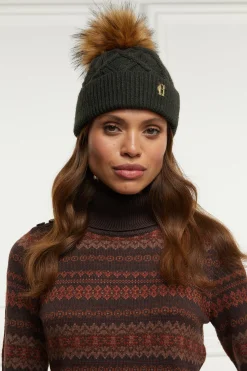 Online Cortina Bobble Hat (Fern Green) Women Hats & Headbands|Hats & Headbands