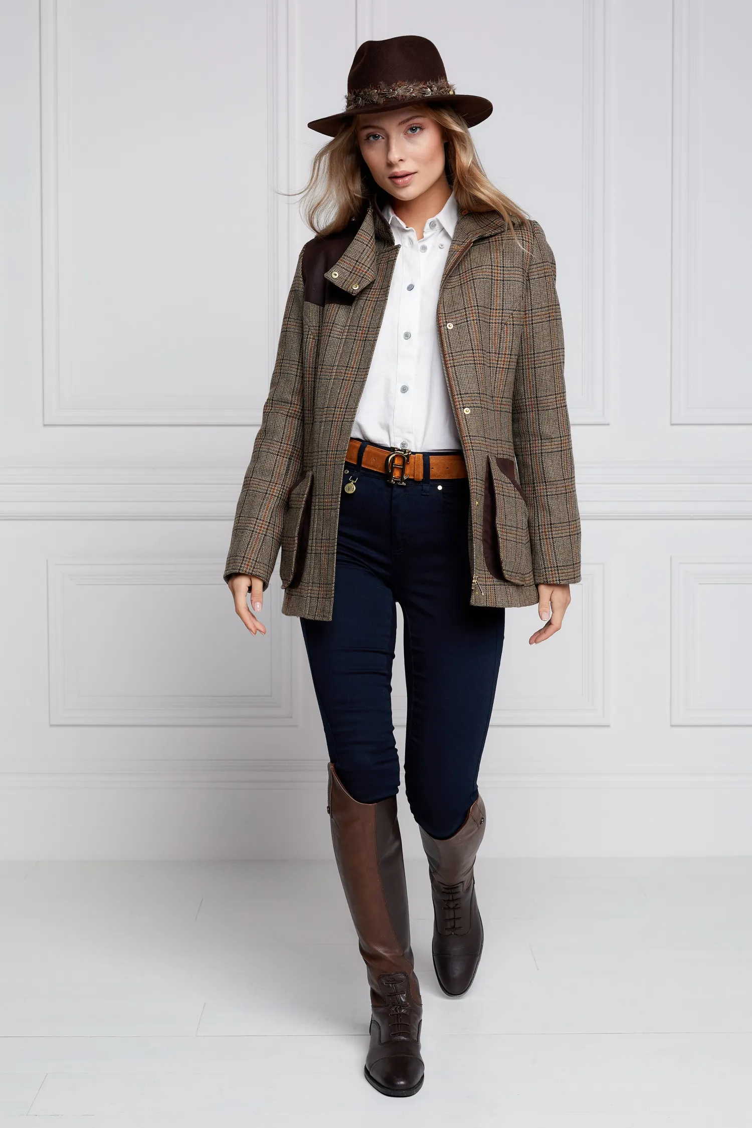 Discount Country Classic Jacket (Bourbon Tweed) Women Jackets|Tailoring