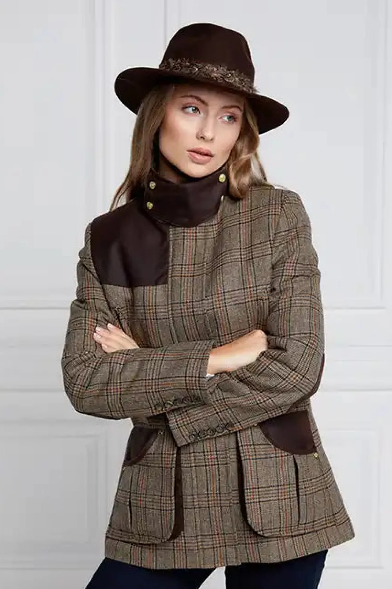 Discount Country Classic Jacket (Bourbon Tweed) Women Jackets|Tailoring