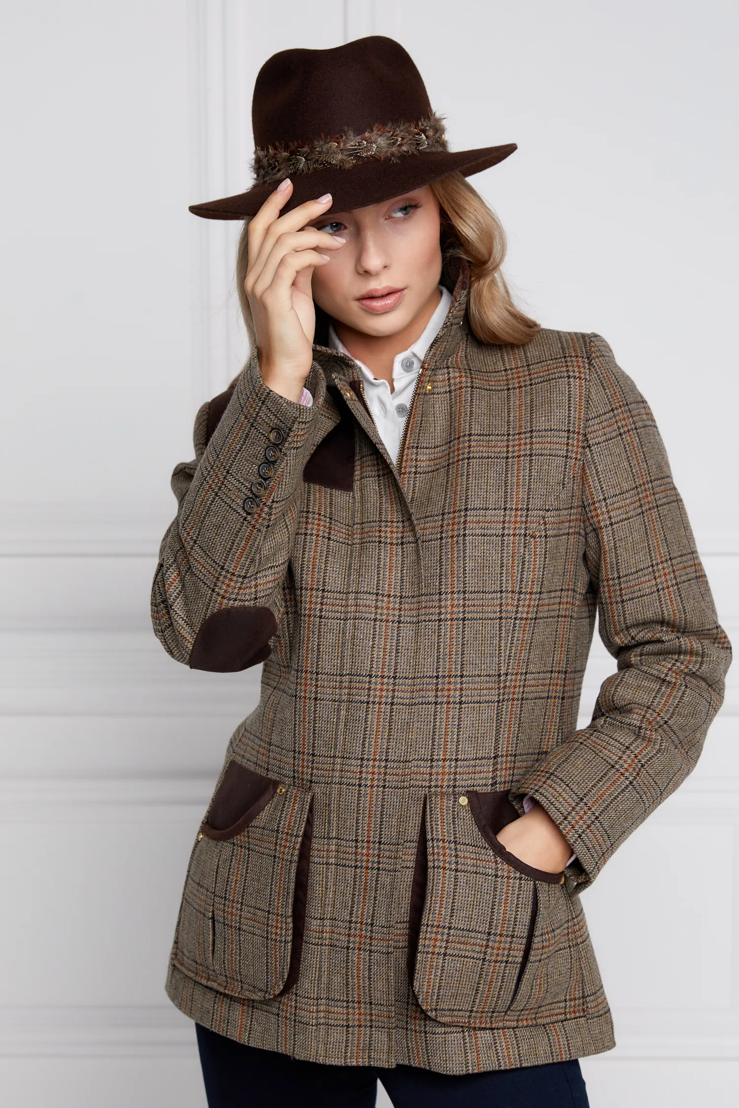 Discount Country Classic Jacket (Bourbon Tweed) Women Jackets|Tailoring