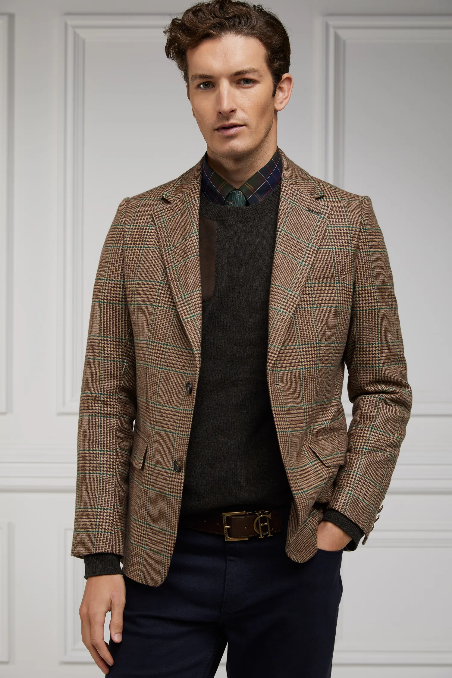 Discount Country Crew Neck Knit Knitwear