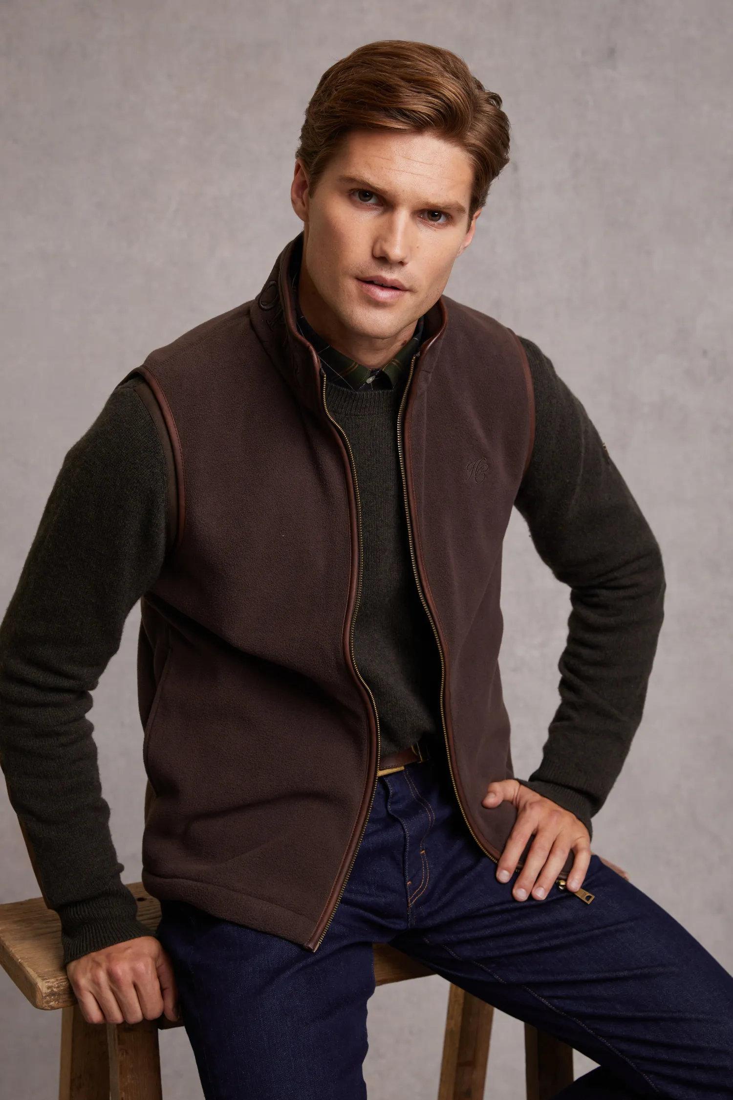 New Country Fleece Gilet Gilets|Fleeces