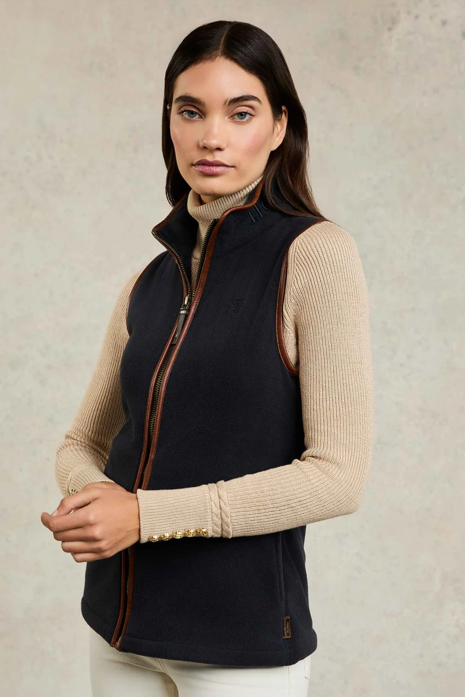 Hot Country Fleece Gilet (Ink Navy) Women Gilets|Fleeces