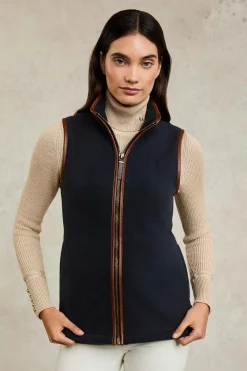 Hot Country Fleece Gilet (Ink Navy) Women Gilets|Fleeces